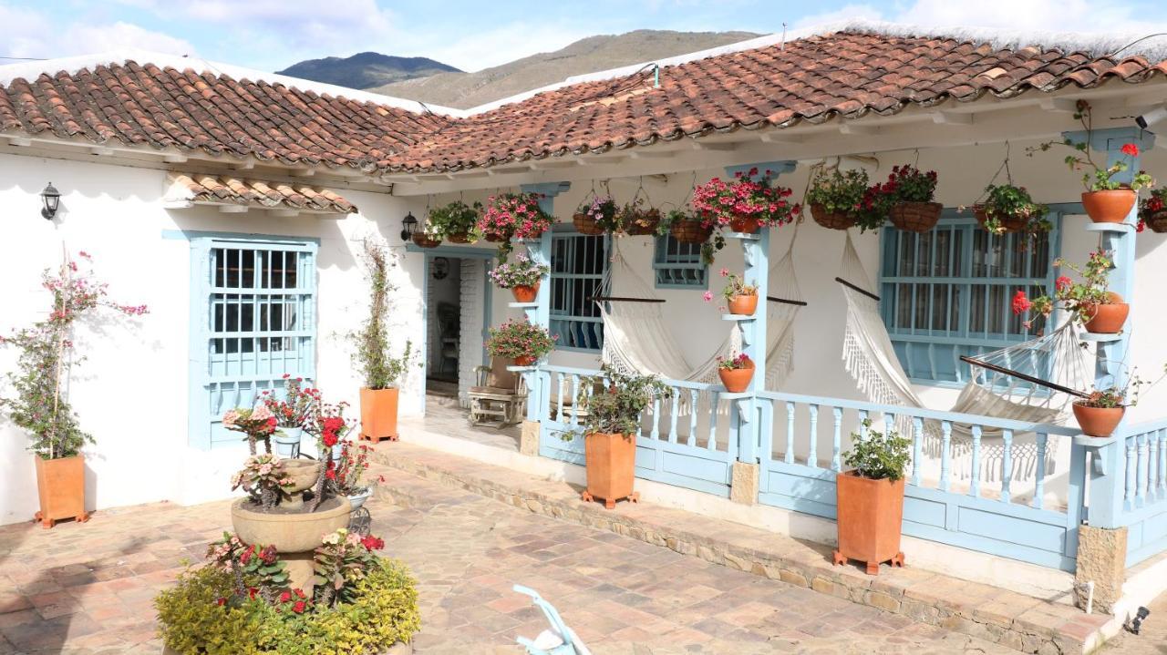 Casa Hotel Santa Helena Boutique Villa de Leyva Bagian luar foto